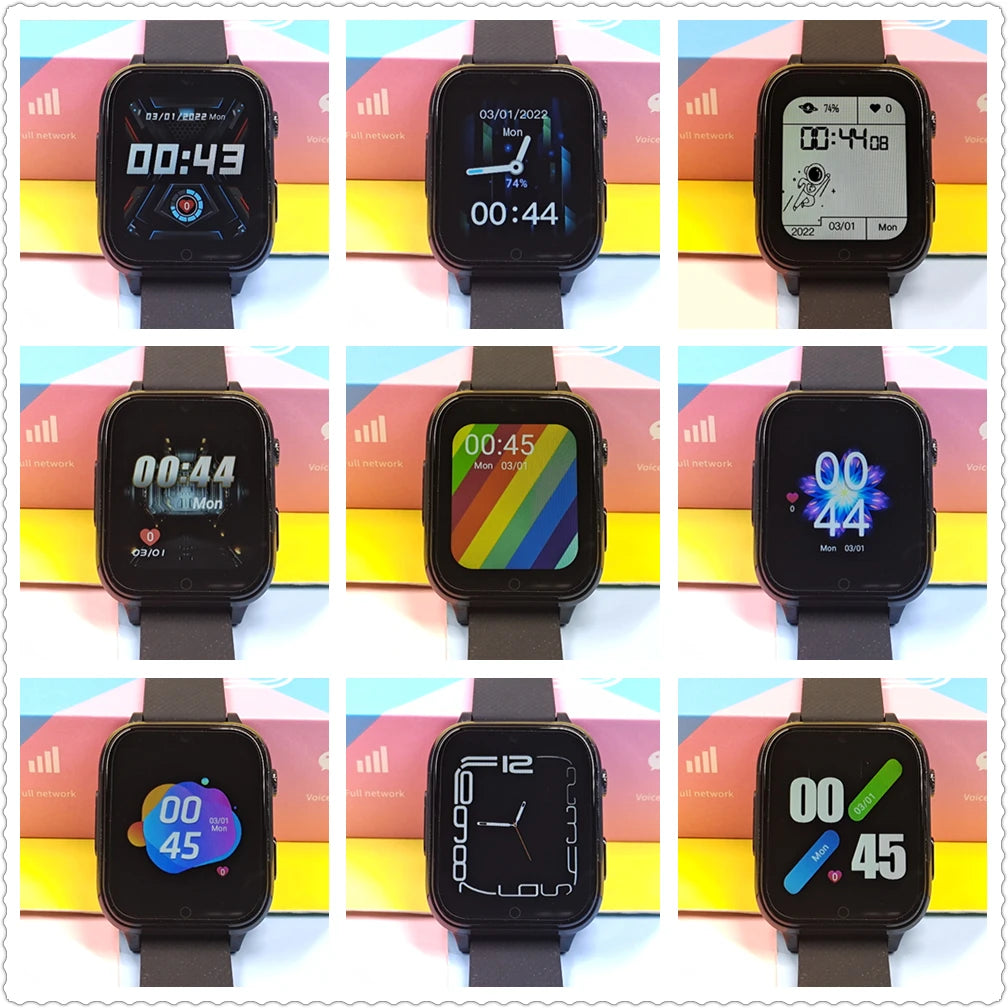 4G Kids Smartwatch with 1.7-inch Screen & GPS Locator