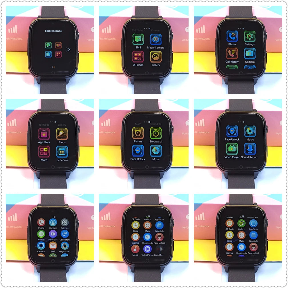 4G Kids Smartwatch with 1.7-inch Screen & GPS Locator